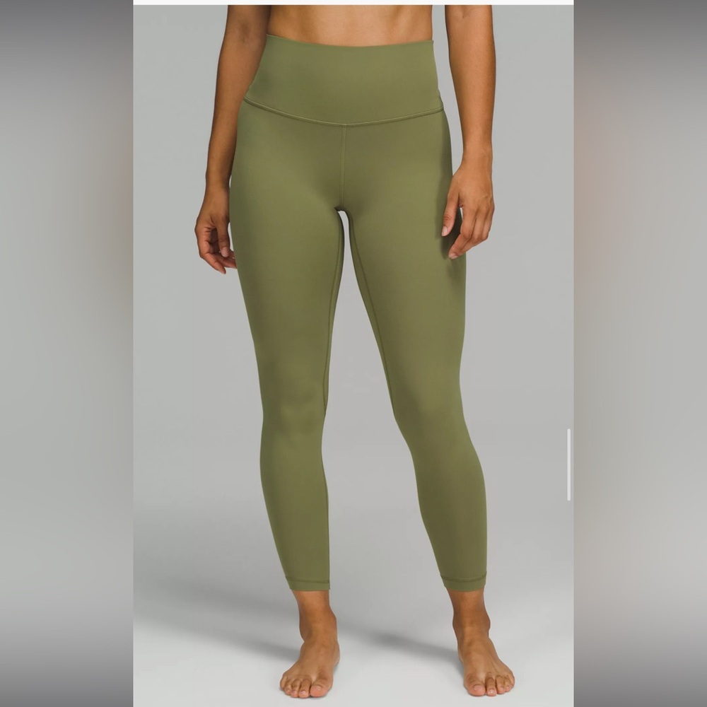 Lululemon align 25” leggings bronze green